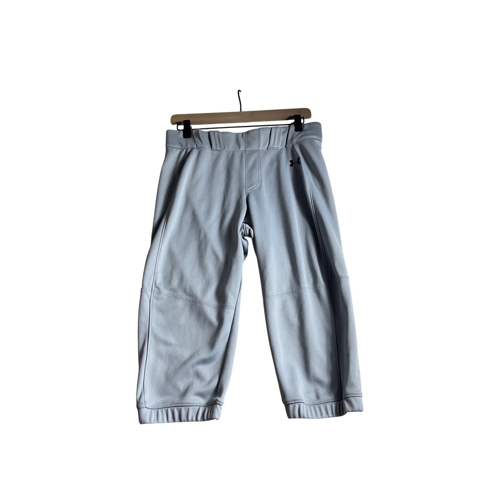 Under Armour Gray Softball Pants Knicker Style Style 1375663 Women Medium